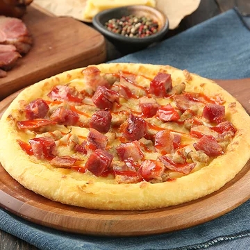 - 德式喷香猪肘比萨 -